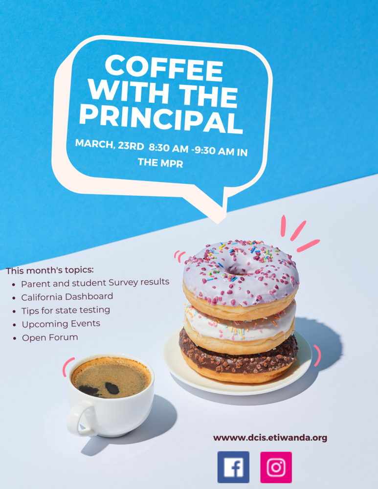 March Coffee with the Principal