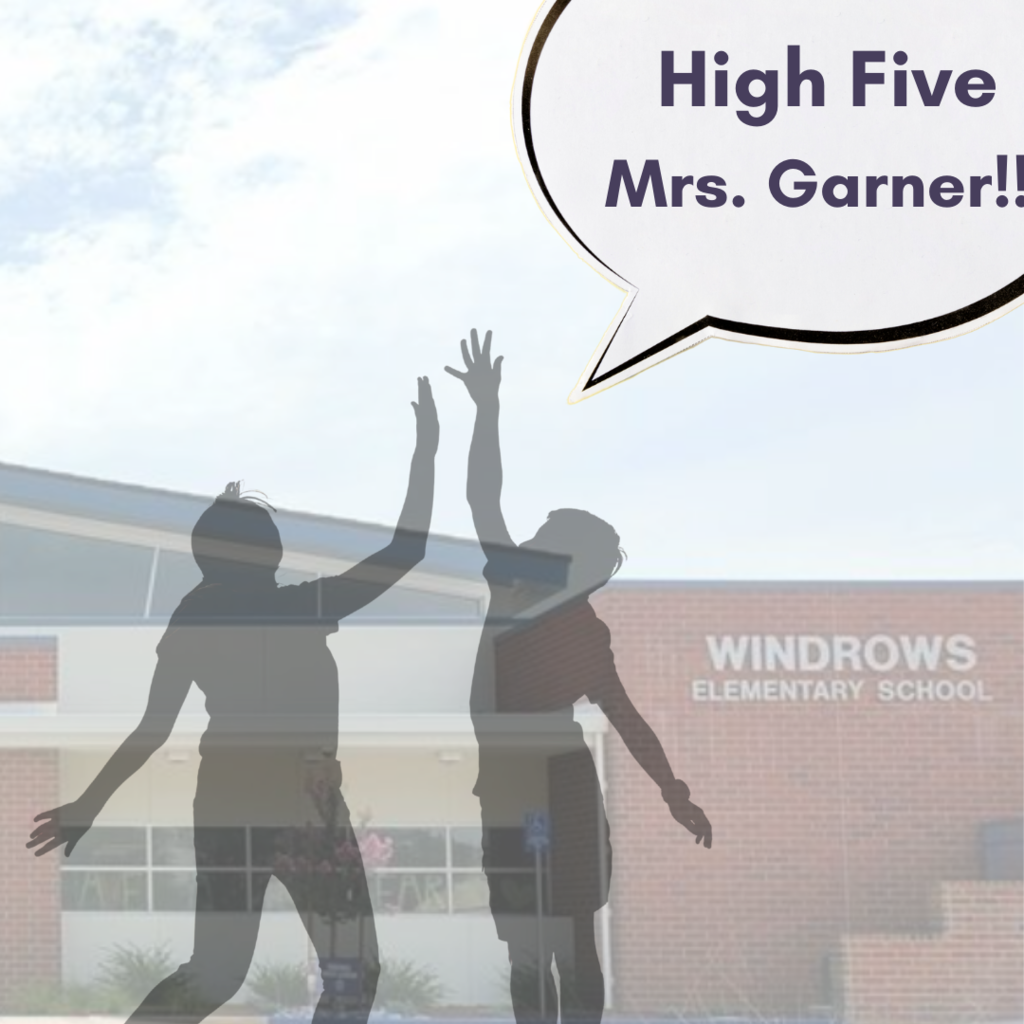 High Five Mrs. Garner