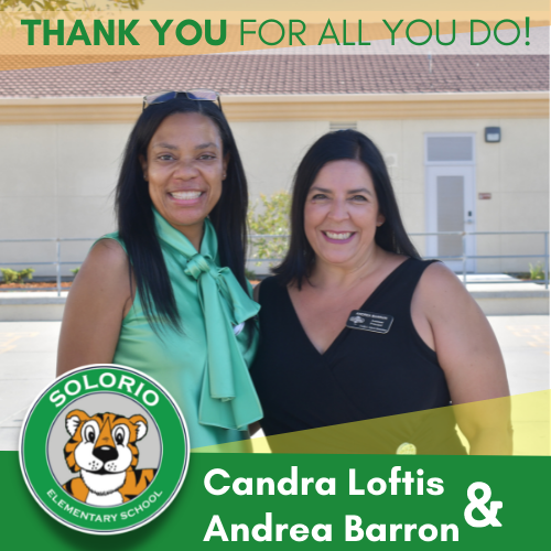 Candra Loftis and Andrea Barron