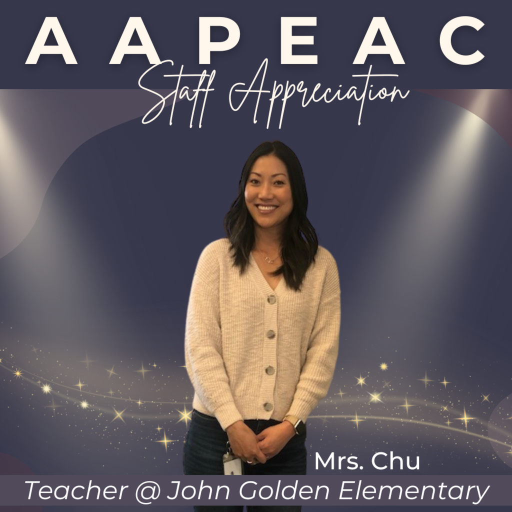 Liza Chu AAPEAC Staff Appreciation