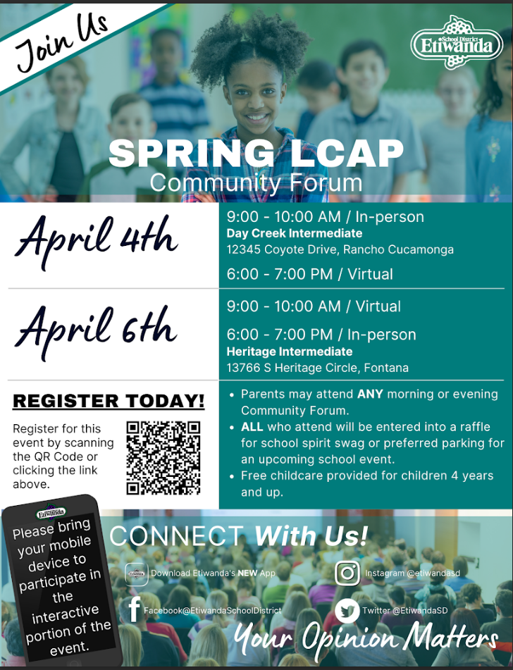 Spring LCAP Information