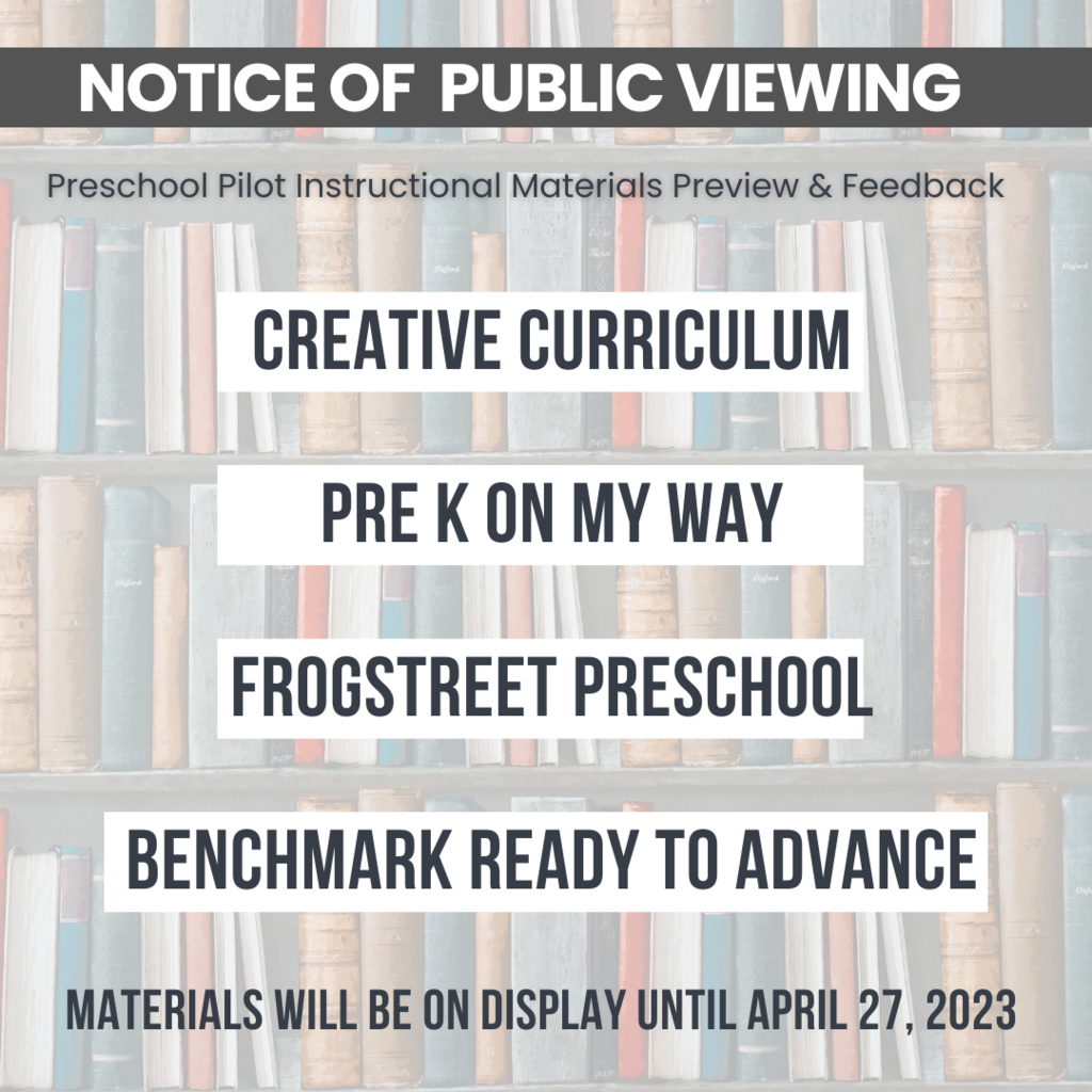 Notice of Public Viewing