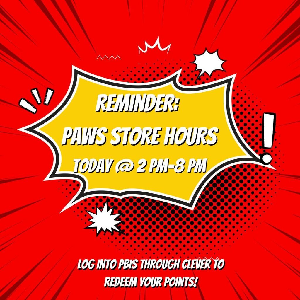 Paws store reminder